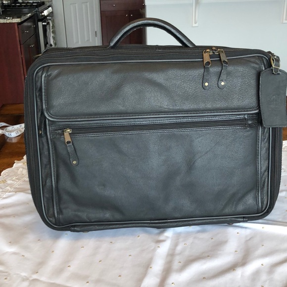 avenues in leather briefcase